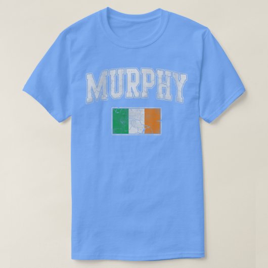 マーフィアイリッシュ州旗アイルランドSt patricks dayヴィンテージ Tシャツ (デザイン正面)