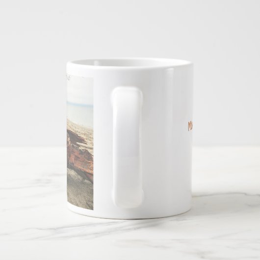 マーフィーがマグカップを覗く ジャンボコーヒーマグカップ (裏面)