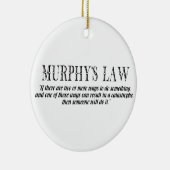 マーフィーの法則 セラミックオーナメント (右)
