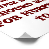 マーフィーの法則 ポスター (角)