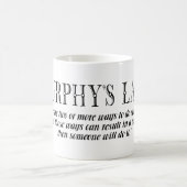 マーフィーの法律 コーヒーマグカップ (中央)