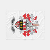 マーフィーの紋章付き外衣 フリースブランケット (正面(横))