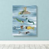 マーフォーク キャンバスプリント (インサイチュ (ウッドフロア))