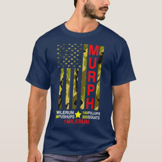 マーフチャレンジメモリアルデートレーニングWOD迷彩柄 Tシャツ