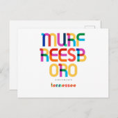 マーフリーズボロ・テネシー世紀半ポップ・アートのばアート、 ポストカード (正面/裏面)