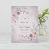 マーブのささやく花の結婚式 招待状 (スタンド正面)