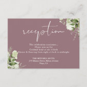 マーブグリーンのスクリプト結婚式披露宴 エンクロージャーカード (正面)