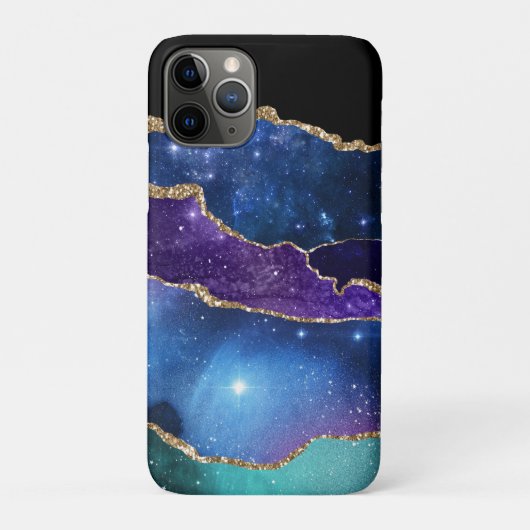 マーブフェイクルアゲートストーン銀河系スパークリ輝くー Case-Mate iPhoneケース (裏)