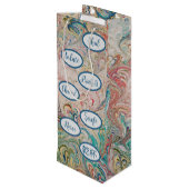 マーブルかわいらし応援抱き枕 ワインギフトバッグ (裏面アングル)