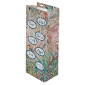 マーブルかわいらし応援抱き枕 ワインギフトバッグ (正面アングル)