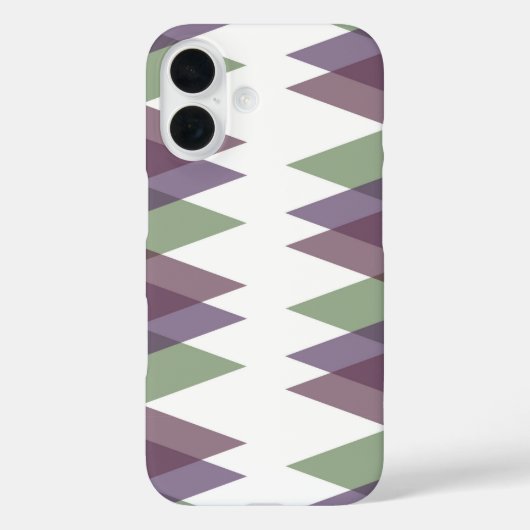 マーブルとグリーンの三角形 Case-Mate iPhoneケース (裏面)