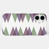 マーブルとグリーンの三角形 Case-Mate iPhoneケース (裏面 (横))