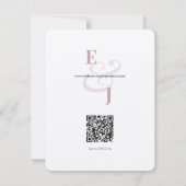 マーブルの「&」の結婚予定日カード | ウェディングカード セーブザデート (裏面)