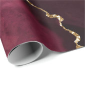 マーブルアガテシックブラックパープル金ゴールドグリッター ラッピングペーパー (ロールコーナー)