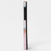 マーブルアゲートトレンディーブルーピンク金ゴールドコレクション Case-Mate iPhoneケース (裏面/左)