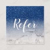 マーブルアンドブルーグリッターグラデーショングラムシック 紹介カード (正面)