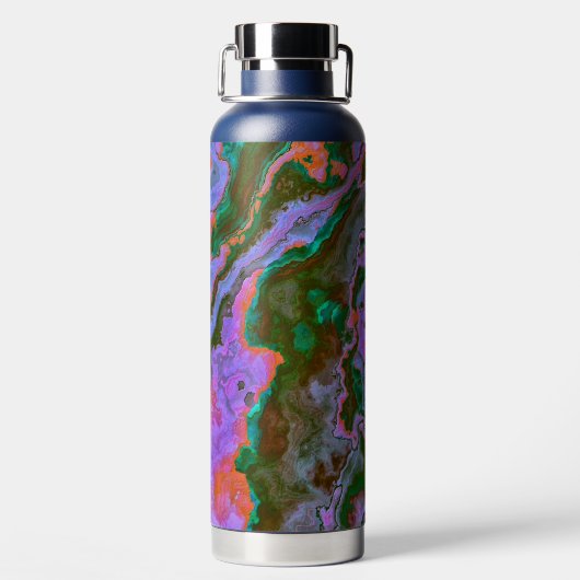 マーブルウォーターボトルを酸っぱい ウォーターボトル (背面)