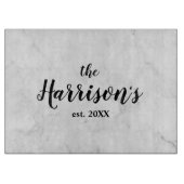 マーブルエレガントウェディングキッチンカスタム カッティングボード (正面)