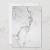 マーブルエレガントホリデーパーティー招待状 招待状 (裏面)