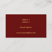 マーブルエレガント名刺 名刺 (裏面)