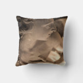 マーブルエンジェル彫刻プリント クッション (裏面)