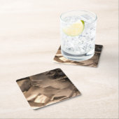 マーブルエンジェル彫刻プリント スクエアペーパーコースター (インサイチュ)