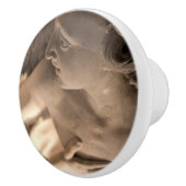 マーブルエンジェル彫刻プリント セラミックノブ (右)