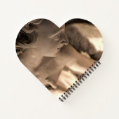 マーブルエンジェル彫刻プリント ノートブック (裏面)