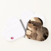 マーブルエンジェル彫刻プリント ノートブック (内部)