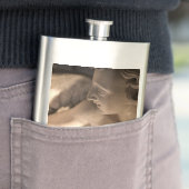 マーブルエンジェル彫刻プリント フラスク (インサイチュ)