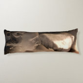 マーブルエンジェル彫刻プリント ボディピロー (裏面)