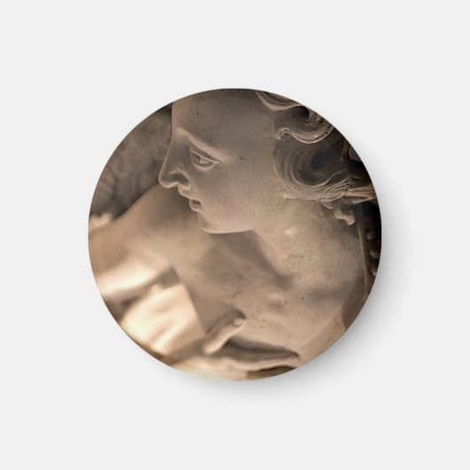 マーブルエンジェル彫刻プリント マグネット (正面)