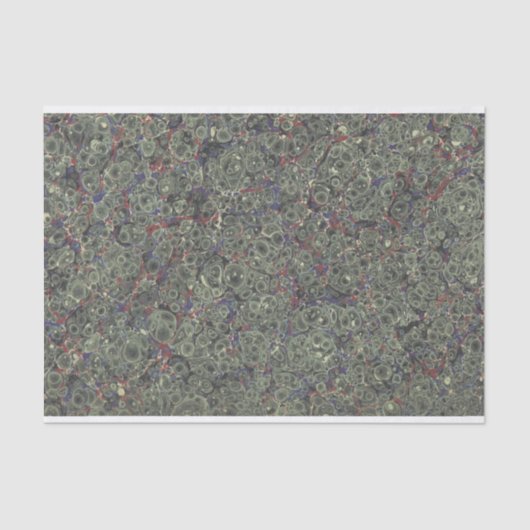 マーブルエンド紙グリーン 薄葉紙 (正面)