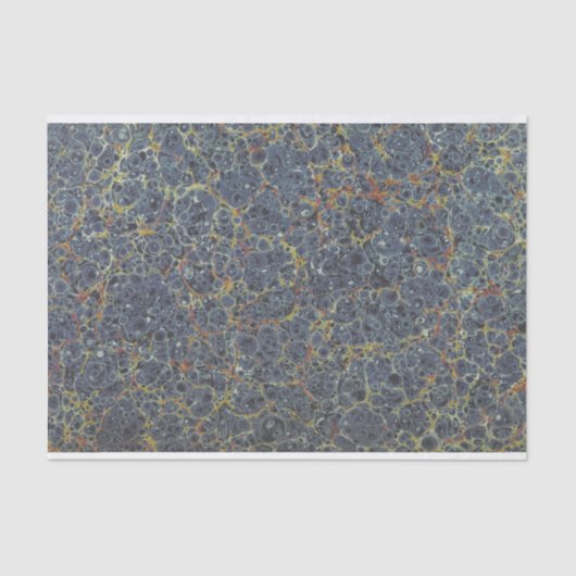 マーブルエンド紙ブルー 薄葉紙 (正面)