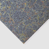 マーブルエンド紙ブルー 薄葉紙 (詳細)