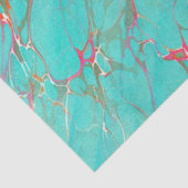マーブルカラフルターコイズフェイクデカップクラフト 薄葉紙 (詳細)