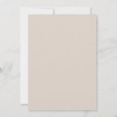 マーブルコッパーペタルウェディング 招待状 (裏面)
