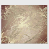 マーブルシャンパイニュ金ゴールドグレーバラメタルストローク ラッピングペーパー (フラット)