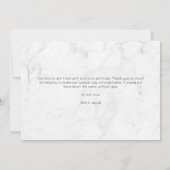 マーブルスクリプト フォトコラージュ ラブ＆サンクス サンキューカード (裏面)