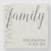 マーブルストーンコースターテンプレート ストーンコースター (正面)