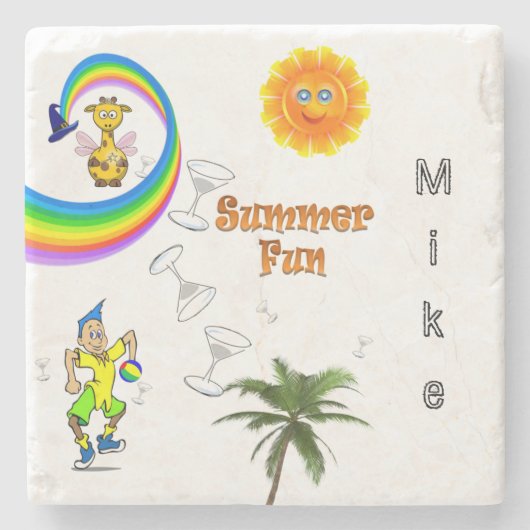 マーブルストーンコースタービーチおもしろい ストーンコースター (正面)