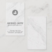 マーブルストーンマネーバッグアイコン 名刺 (正面/裏面)