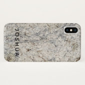 マーブルストーン電話/iPadケース名前をカスタムする Case-Mate iPhoneケース (裏面(横))