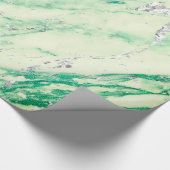 マーブルティファニーシルバーグレーグリーンミントストーンパステル ラッピングペーパー (角)