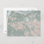 マーブルデザイン ポストカード (正面/裏面)