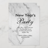 マーブルニューイーブパーティの招待状 招待状 (正面/裏面)