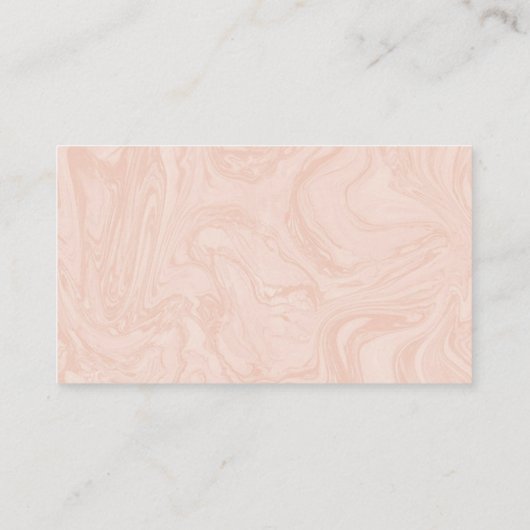 マーブルバラエレガントヴィンテージウェディングサイト エンクロージャーカード (裏面)