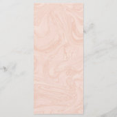 マーブルバラエレガントヴィンテージウェディングメニュー メニュー (裏面)