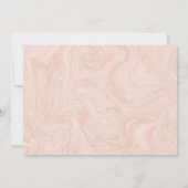 マーブルバラエレガントヴィンテージウェディング日付を保存 セーブザデート (裏面)