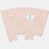 マーブルバラエレガントヴィンテージウェディング フェイバーボックス (見開き)